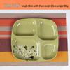 Thickened Melamine Divided Meal Plate