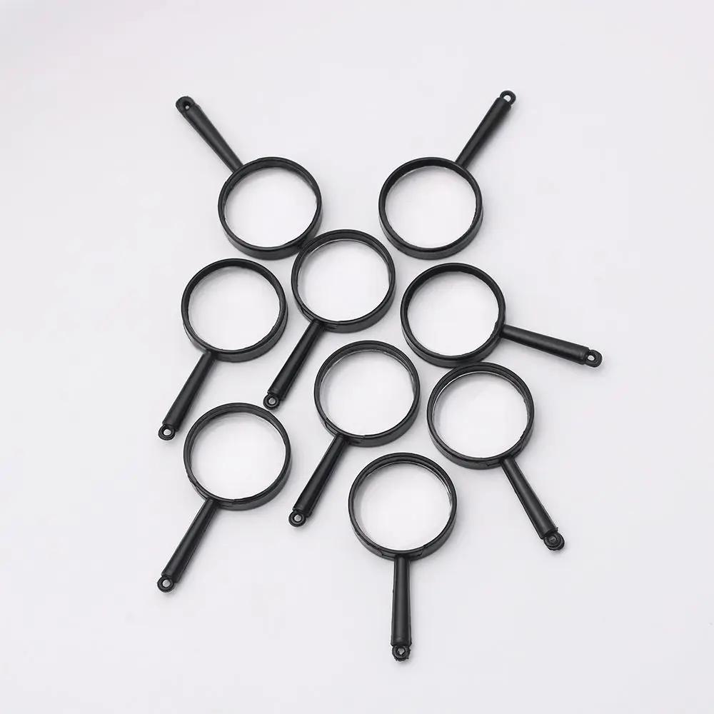 1/5/10pcs Hand Held Magnifier 5X Magnifying Jewelry Loupe Insect viewer Magnifiers Plastic 25mm Educational Reading Glass Lens