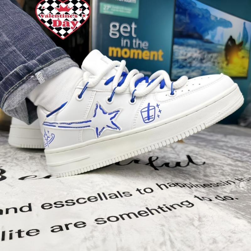 Single shoes summer new men's shoes versatile sports board shoes embroidery men's shoes casual sports breathable