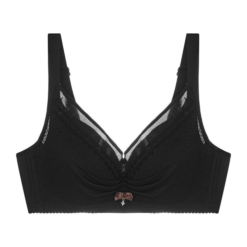 Reuniendo Soporte Sin Anillo De Acero Copa Delgada Lencería Encaje Femenino Colección Sexy Transpirable De Senos Para Ajustar El Sujetador Tipo Adolescente