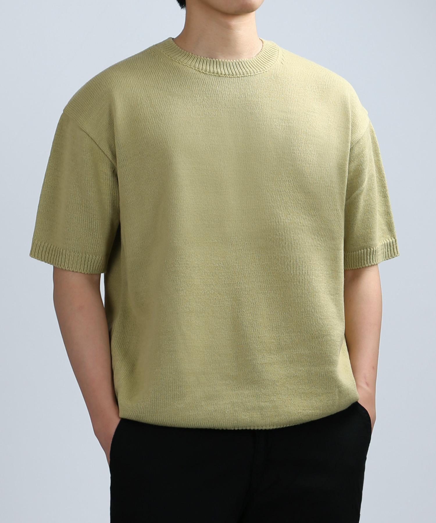 Johnny West Dayday Hachi Knit [7G Half] (Lime) 48(95)