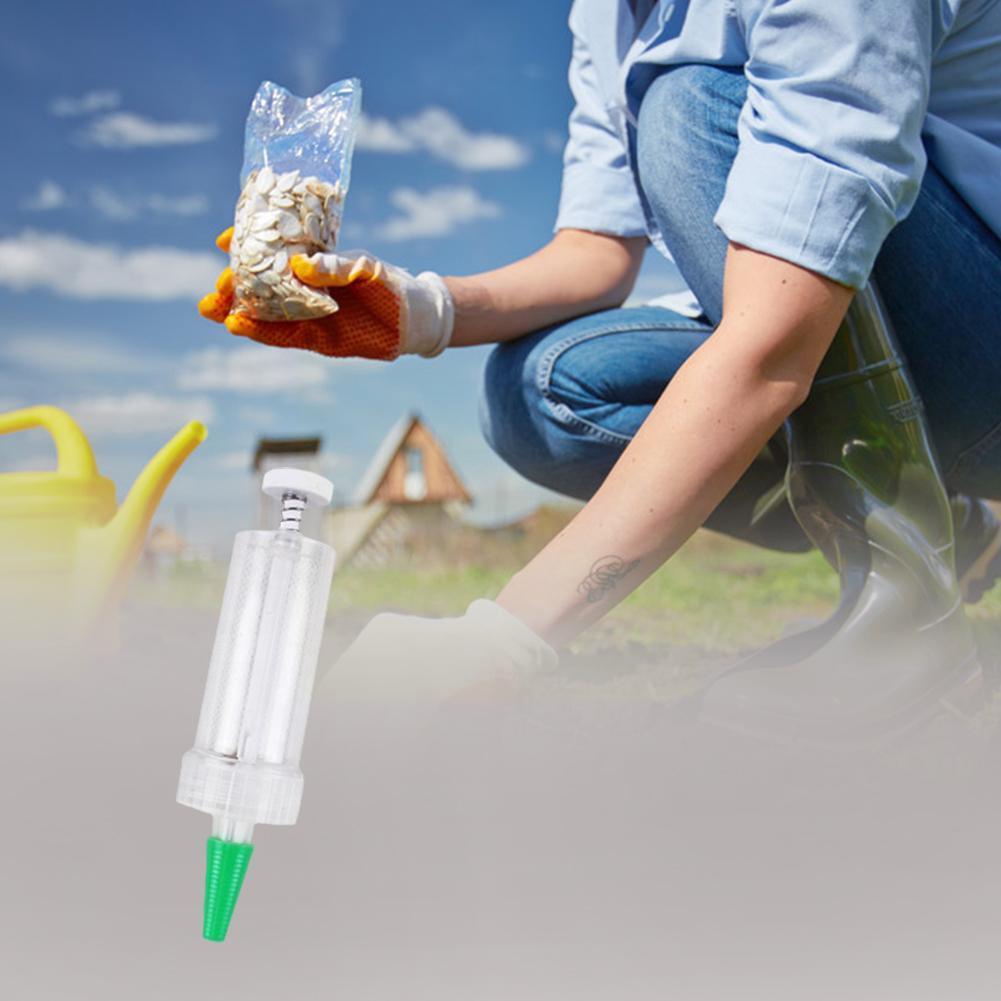 1pc Mini Seeder Sower Dispense Manual Seeding Tools Flower Pot Flower Seeder Plantation Garden Kit Bed Tools Garden Supplies