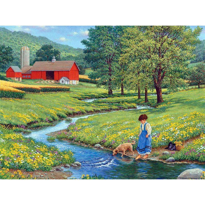 5D Diamond Painting Scenery Rhinestones Pictures Landscape Diamond Mosaic Cartoon Home Decor