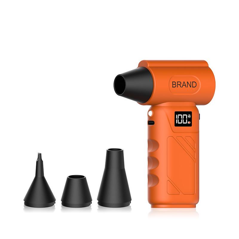 Compact Handheld Fan and Vacuum with LED Light 127x90x35mm