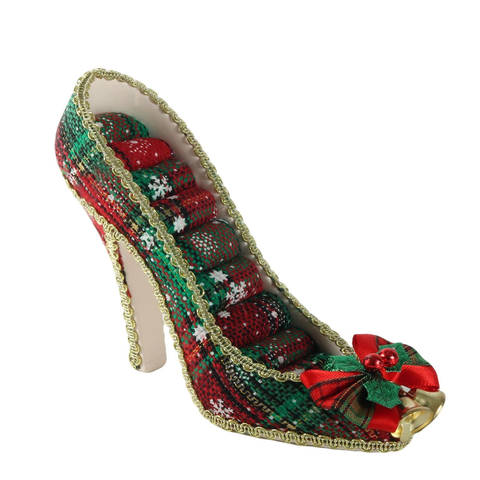 

Креативный Рождественский Колокольчик Туфли на Высоком Каблуке Украшение Подставка для Ювелирных Изделий Подставка для Колец Реквизит для Демонстрации Ювелирных Изделий One Size
