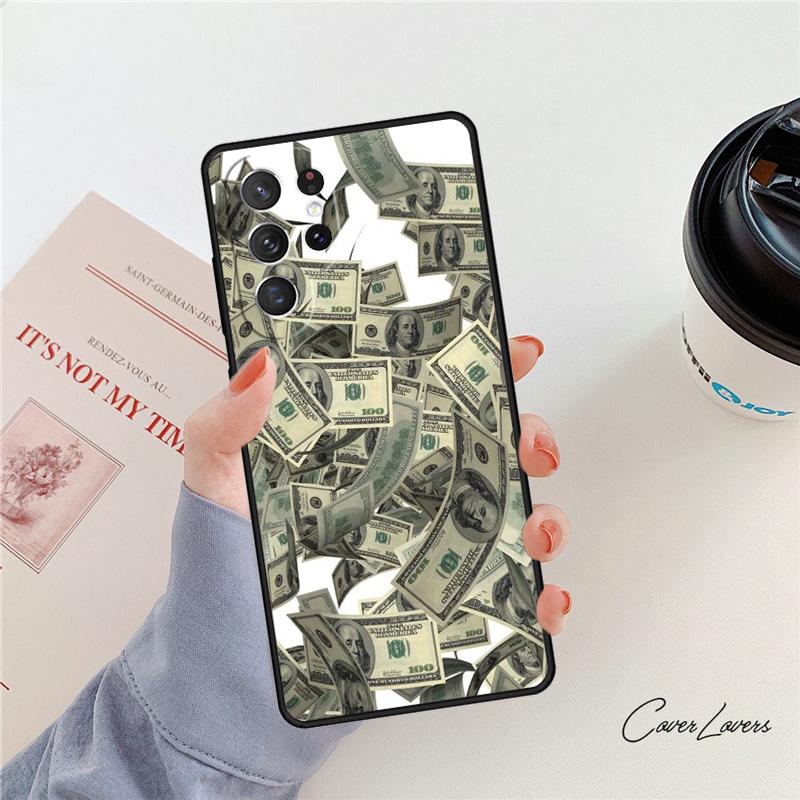 Dollars Money phone case For Samsung Galaxy S24 S25 S23 S22 Ultra Note 10 20 Plus S20 S21 FE Cover