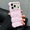 3D Cloud Puff Silicone Phone Case For IPhone14 15 16 17 Pro Max, Solid Color Cute Full Wrap Shockproof Protective Cover