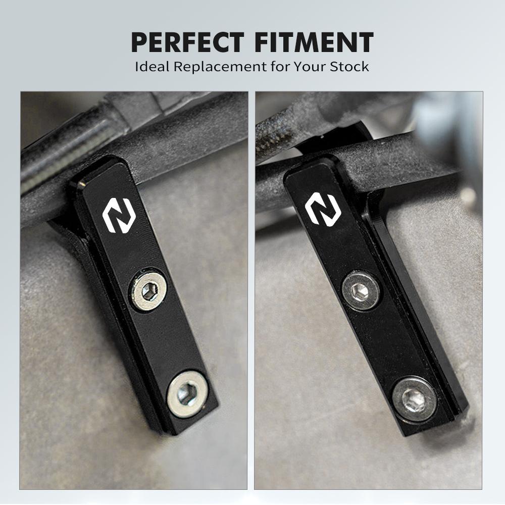 NICECNC  For Raptor Yamaha 700 Aluminum ATV Brake Hose Line Hose Clamp Holder CNC Machined For Yamaha Raptor 700 2012-2020