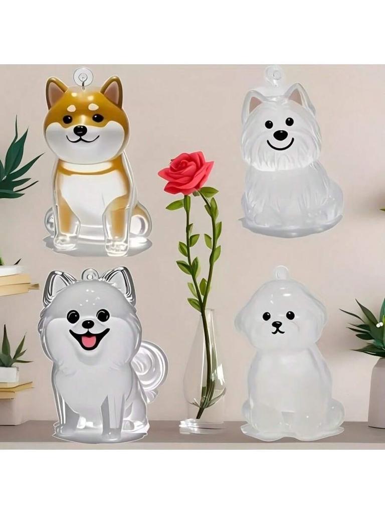 1pc Pet Breed Design Pet Hair Storage Keychain, Dog Breed Keychain Keepsake, Multifunctional Pet Memorial Pendant, Hair Storage