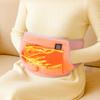 Heating Waist Belt for Women Adjustable Electric Heated Strap 3 Temperature Settings Portable Heat Pad for Back Abdomen Relaxation
