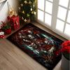 Dark Demon Rug Ideal for Reading Room, Multi-purpose Office Chair Sofa Carpet, Anti-slip Printed Home Area Rug