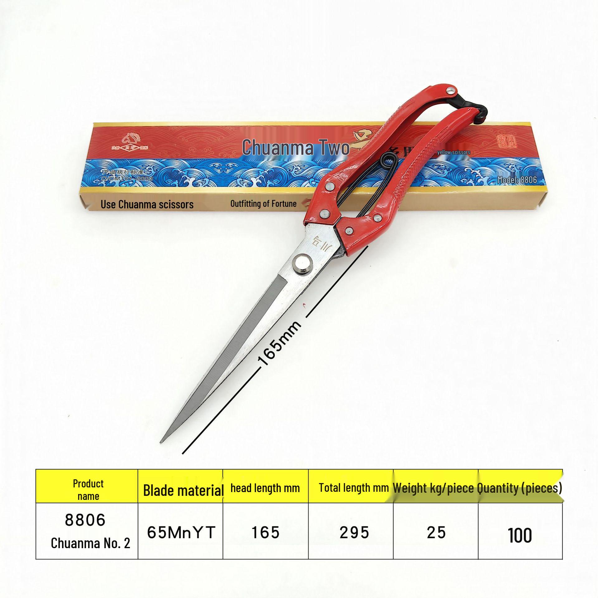 

Chuanma Veterinary Pet Wool Shears - Manual Multifunctional Hair Trimmer Scissors