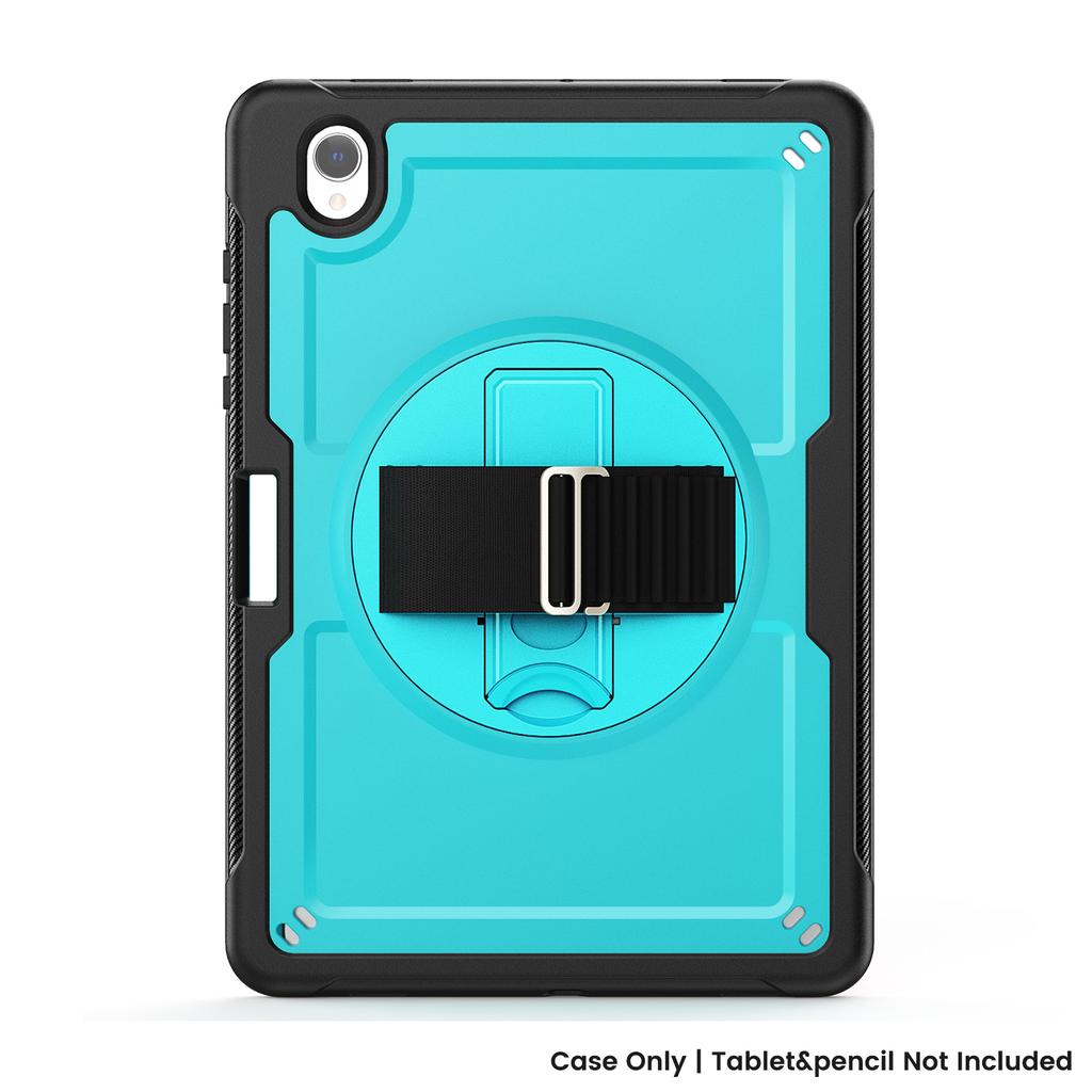 Stand Case For Samsung Tab S11 S10 FE A11 A9 Plus and iPad Pro 10/11/12th Mini Air Tablet Case Sleeve Thick Heavy Duty Shockproof Hand Band Hard