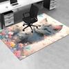 Cute Kitten Theme Chair Mat Office Carpet: Oversized Rug for Home Decor, Sofa Cover, Gift Idea, Suitable for Bedroom, Living Room, and Various Rooms