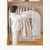 4Pcs Transparent Hanging Clothes Dust Cover Zippered Garment Bags Suit Coat Dress Waterproof Dustproof Wardrobe Storage