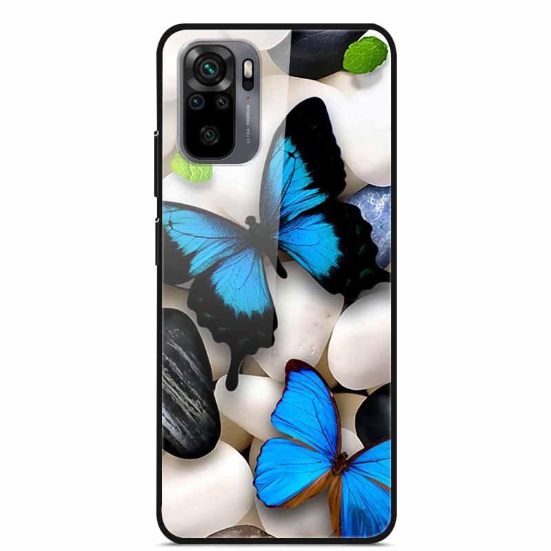 

For Poco M5s Case Luxury Tempered Glass Hard Back Cover for Xiaomi Poco M5s Phone Case Shockproof Funda Coque Capa PocoM5s M 5 S -Xiaomi Poco M5s