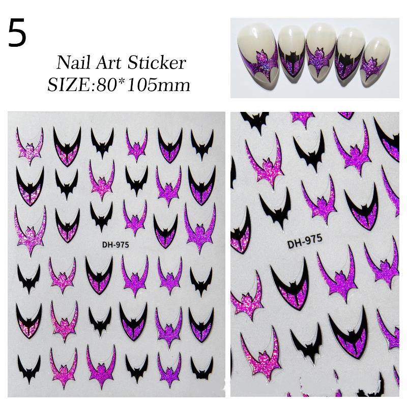 1Pcs Maple Leaf Autumn Nail Art Sticker Fashion Elegant Bronzing Gold Fall Leaves Red Leaf Nail Decals DIY Nail Art Decoration