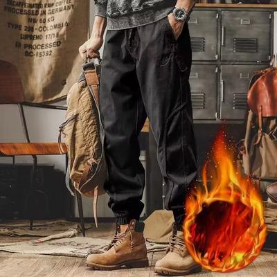 Fashion Retro Work Pants Men's Loose Extra Large Casual Pants Outdoor Sports Pants