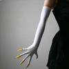 Lange Nägel Handschuhe Elastische Pfoten Armhandschuhe Für Punk Outfit Kostümpartys Abendveranstaltung Anzieh Zubehör Armschmuck