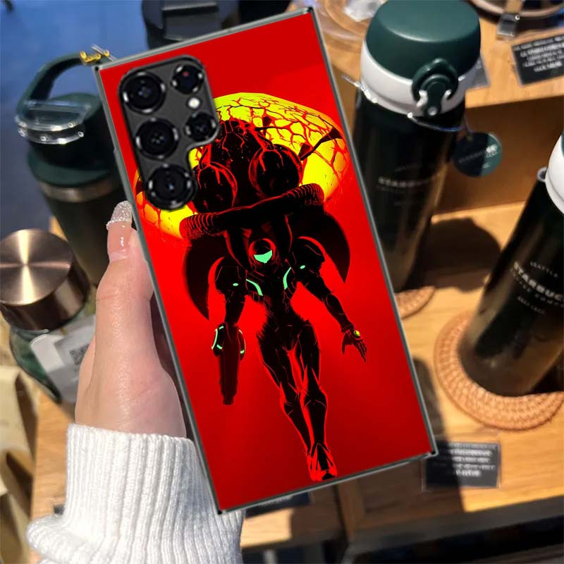 Game M-METROID Cases Phone Case for Samsung Galaxy S26 Ultra S25 Edge S24 S23 FE S21 Plus S20 S22 S10 Cover TPU Capa Shell Shock