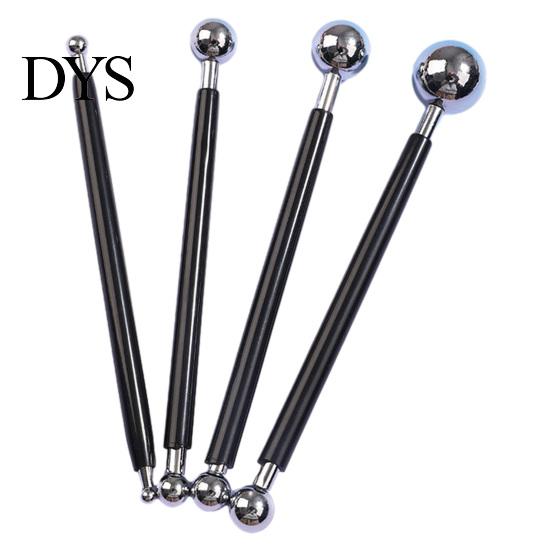 Clay Shaping Tool Set 4Pcs Polymer Set, Sculpting Stick with Stainless Steel Ball, 4 Size DIY Fondant Pottery Modeling Tools Rod