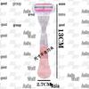 Women's Multi-layer Stainless Steel Razor for Face & Underarm Hair Removal