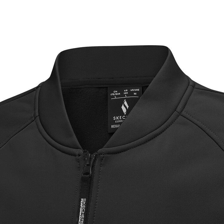 Skechers Comfortable Zipper Insert Shoulder Multi Pocket Knitted Fleece Jacket Men Jackets P425M074-0018