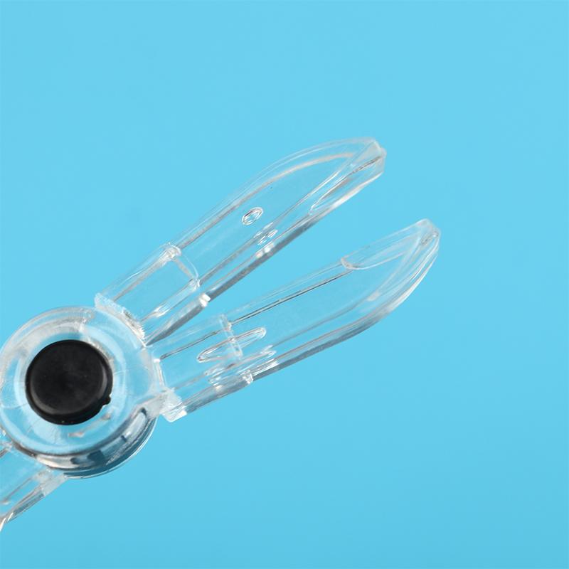 1Pc Disposable Sterile Slotted Round Navel Forceps Clamp Triangle Open Plier Ear Nose Piercing Tools Tattoo Piercing Supply