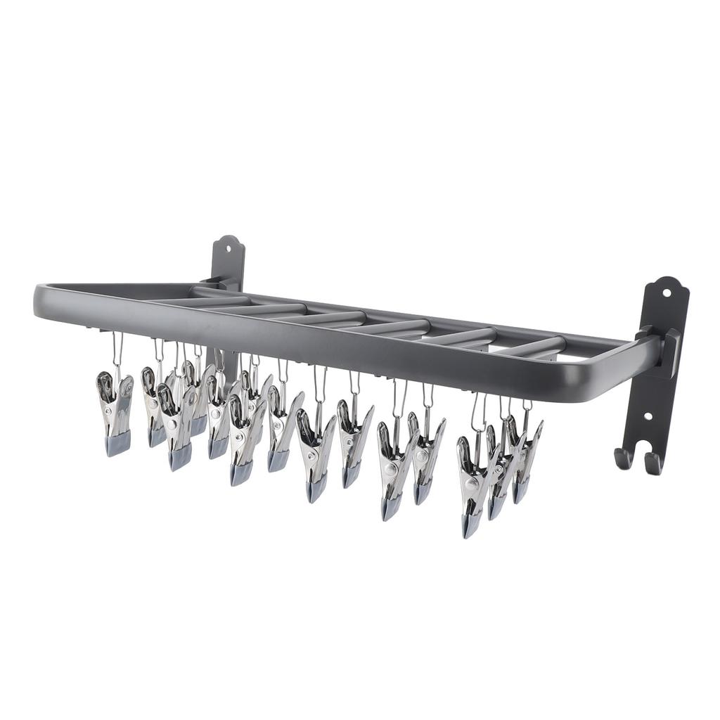 Sock Rack 90 Degree Foldable Clothes Drying Hanger Waterproof Aluminum Underwear Hanger Space