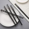 10 Pairs Chinese Chopsticks High Temperature Resistant And Simple Reusable Chop Sticks Kitchen Tableware Tool Accessories