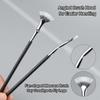 Foldable Angle Fan-shaped Mascara Brush, Upgraded Mascara Brush and Eyelash Comb, Eyelash Separating Tool, Fan-shaped Mascara Brush (set of 2)