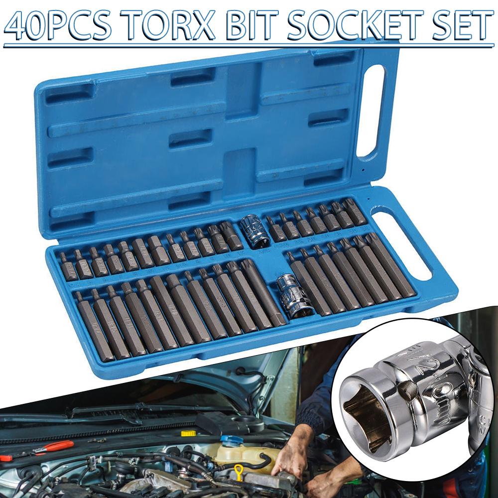 

Набор торцевых головок PDTO 40 с шестигранной головкой Torx Star Spline, 3/8 дюйма, 1/2 дюйма, длинный шестигранный ключ с коротким вылетом