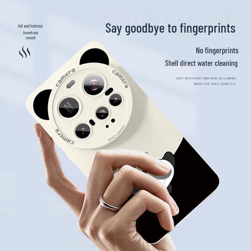 Cartoon Silicone Anti-Drop Phone Case with Full Lens Protection