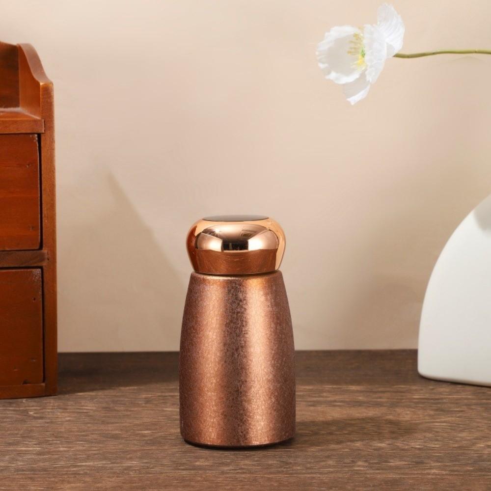 Portable Smart Temperature-Displaying Cup Leak Proof Temperature-Displaying Pocket Cup Mushroom-Shaped Titanium-coated Liner