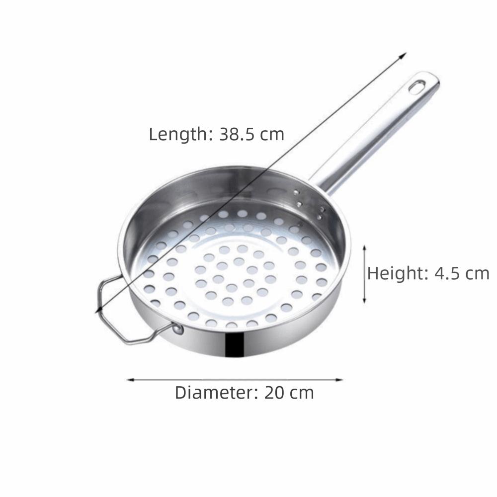 Stainless Steel Filter Spoon Large Hole Food Strainer Multi Purpose Strainer Sieve Design Ladle Food Strainer Sieve Home