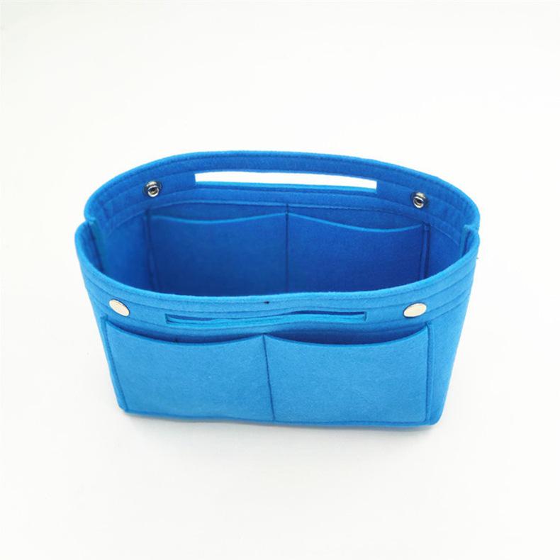 

Женская косметичка из фетра большой вместимости – Многофункциональный высококлассный органайзер для хранения косметики 30*17*18