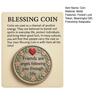 Friendship Blessing Coin Friends Are Angels Following You Through Life Friendship Keepsake Good Luck Pocket Token Gift for Friends