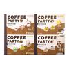 Coffee Scenery Die-Cut PET Sticker Book - Beautiful Day Little Party Series, 12 Sheets