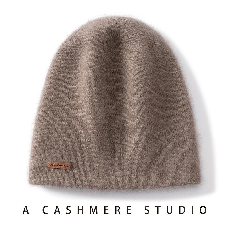 New Autumn and Winter Double Layer Warm Casual Thickened Headscarves and Ear Protecting Knitted Caps for Both Men and Women