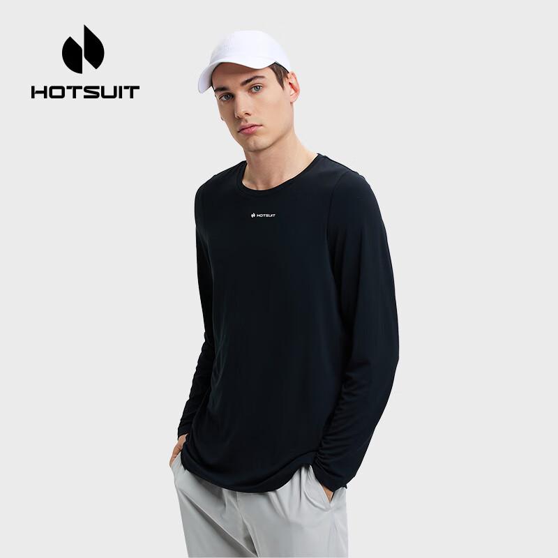 HOTSUIT Men s Quick-Dry Long-Sleeve Running T-Shirt M