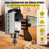 Chłodzony powietrzem silnik wrzeciona 2,2 kW CNC Silnik wrzeciona 220 V Kwadratowy Chłodzony powietrzem Silnik wrzeciona ER20 Oprawka 24000 obr./min CNC Wrzeciono 6A Silnik wrzeciona 400 Hz dla