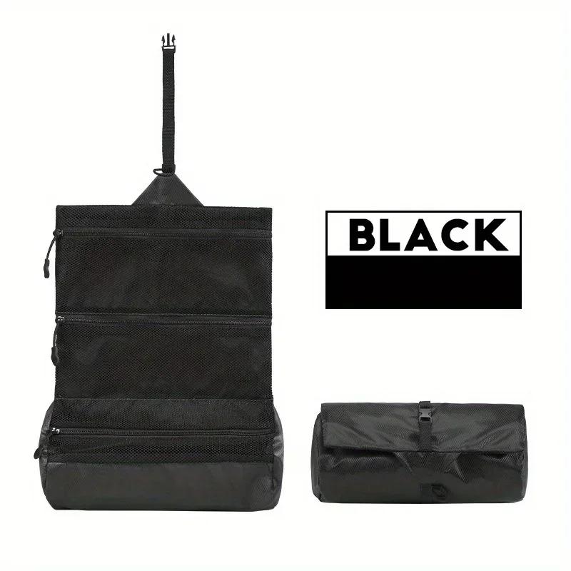 Travel Foldable Toiletry Bag Men's Portable Dry and Wet Separation Wash Storage Pouch Waterproof Women's Makeup Bag