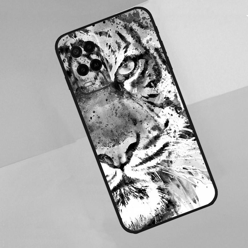 Lion Tiger Face For Oppo A16 A76 A96 A15 A80 A60 A40 A94 A54 A98 A78 A18 A38 A58 A17 A77 A74 A57S Phone Case