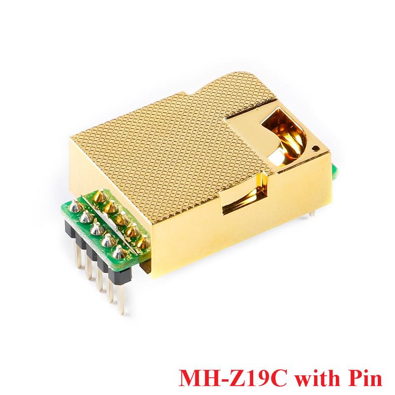 

MH-Z19 MH-Z19C IR Infrared CO2 Sensor Module MH Z19C Carbon Dioxide Gas Sensor NDIR for CO2 Monitor 400-5000ppm UART PWM Output With Pin