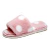 New Fairy-like Woolen Shoes for Women's Outerwear Lazy One-line Cotton Slippers