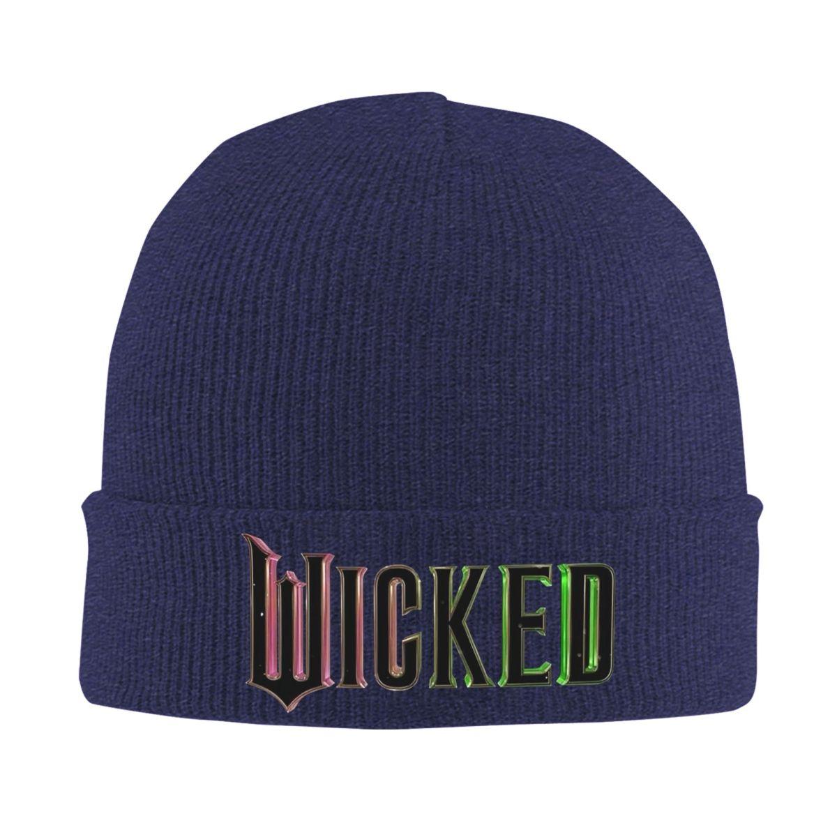 

Wicked Movie Elphaba And Glinda Warm Knitted Cap Winter Knit Bonnet Hat Skullies Beanies Hip Hop Caps for Unisex One Size