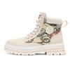 Martin Boots Personalized Straw British Leather Shoes High-top Wolf Boots Interpretation Shoes