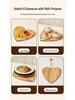 Heart-Shaped Acacia Wood Multi-Functional Cutting & Cheese Board