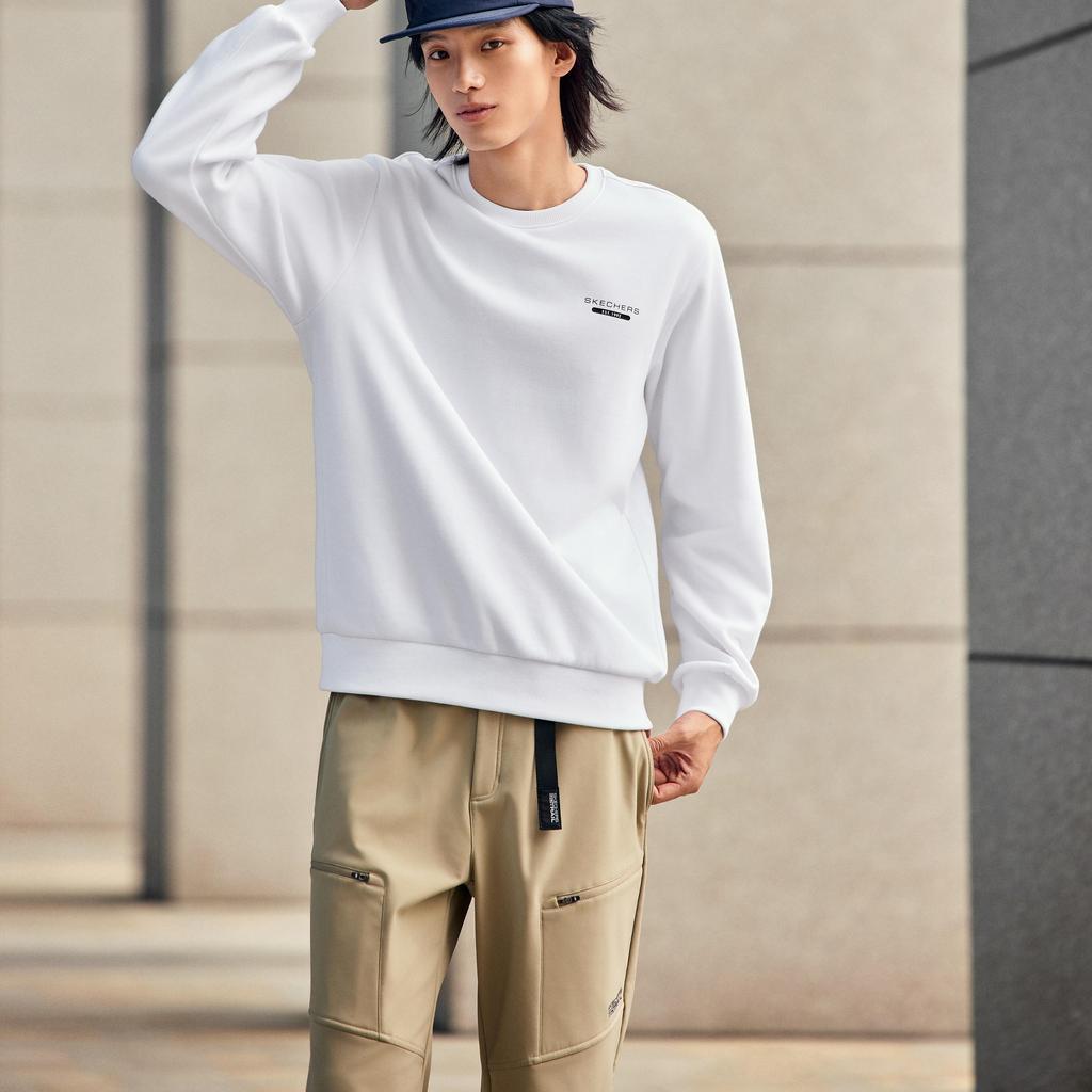 Skechers Sweatshirt Unisex White P424U037-0019
