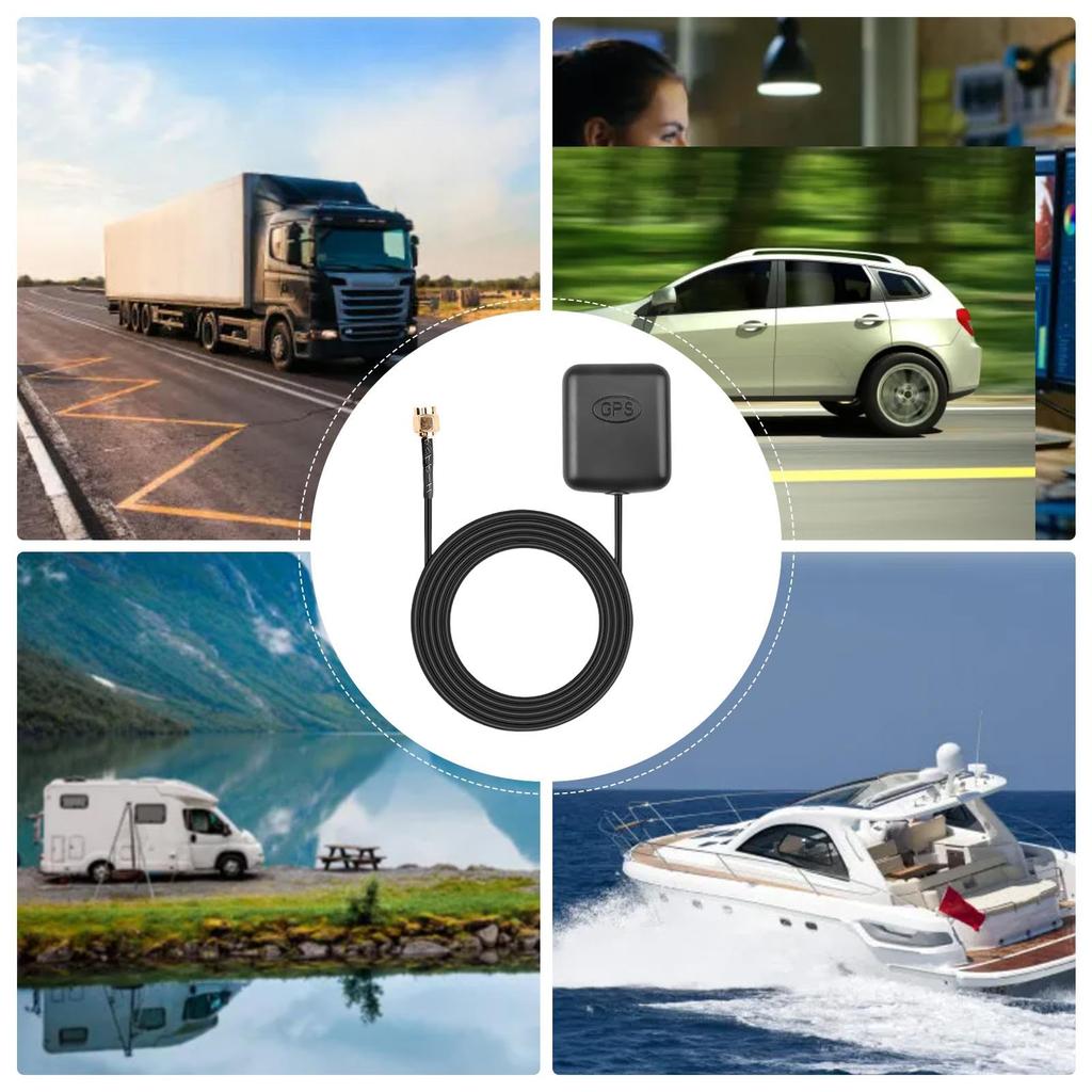 Car GPS Antenna,GPS Navigation Antenna - GPS Car Positioning Antenna 3 Meter Feeder GPS
